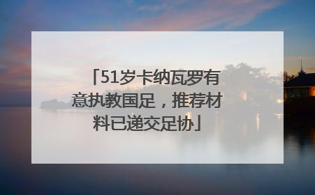 51岁卡纳瓦罗有意执教国足，推荐材料已递交足协